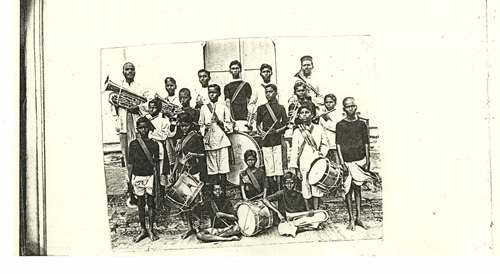 Photocopied page from scrapbook